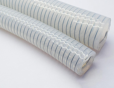 Silicone hose with spiral wire